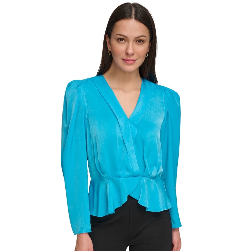 DKNY Elegant Blue Women's Top